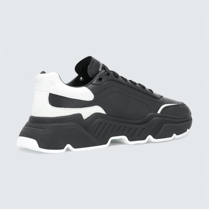 Dolce & Gabbana D&G Daymaster Leather Sneakers 'Black/White'