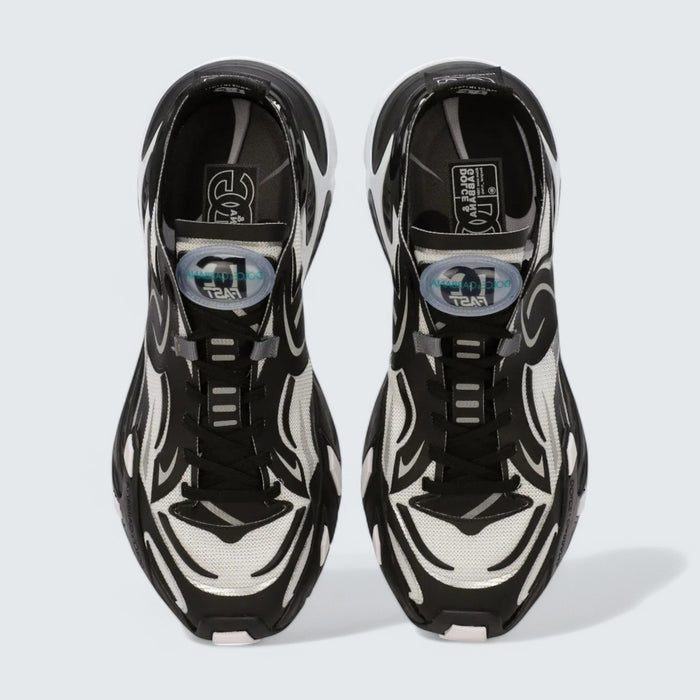 Dolce & Gabbana D&G Fast in Maglina Sneakers 'White/Black'
