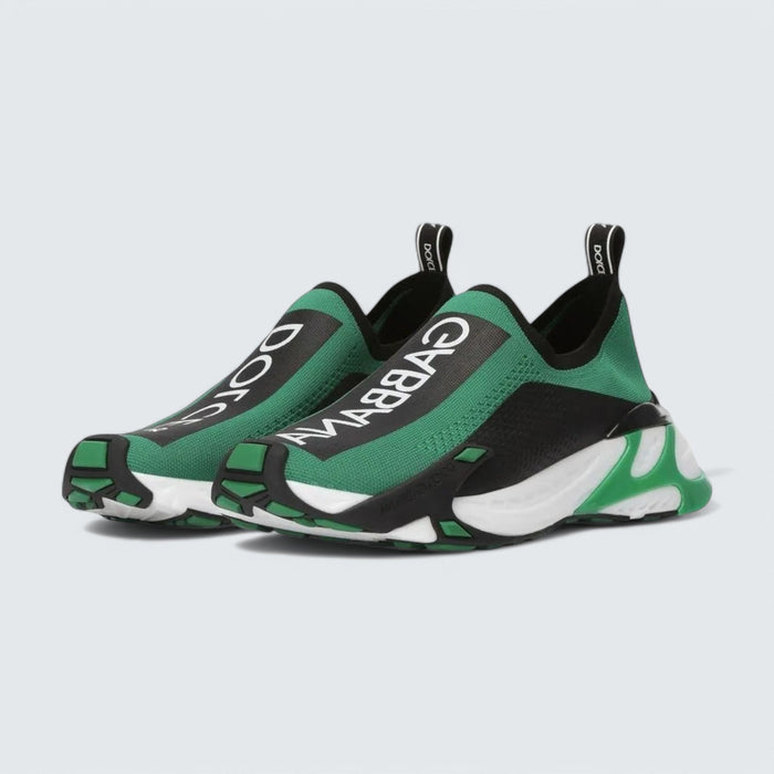 Dolce & Gabbana D&G Fast Mesh Sneakers 'Forest Green/Black/White'