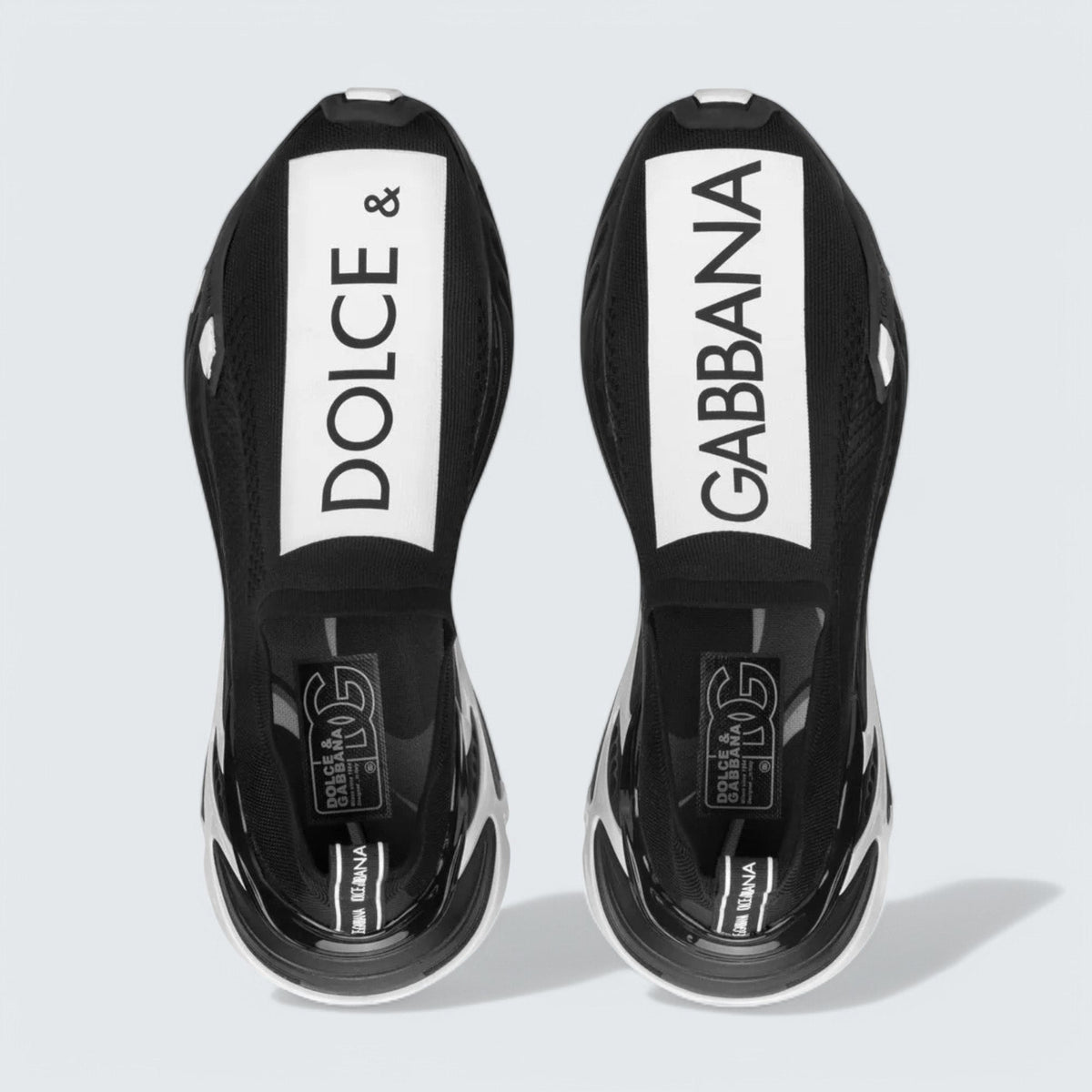 Dolce & Gabbana D&G Fast Mesh Sneakers 'White/Black'