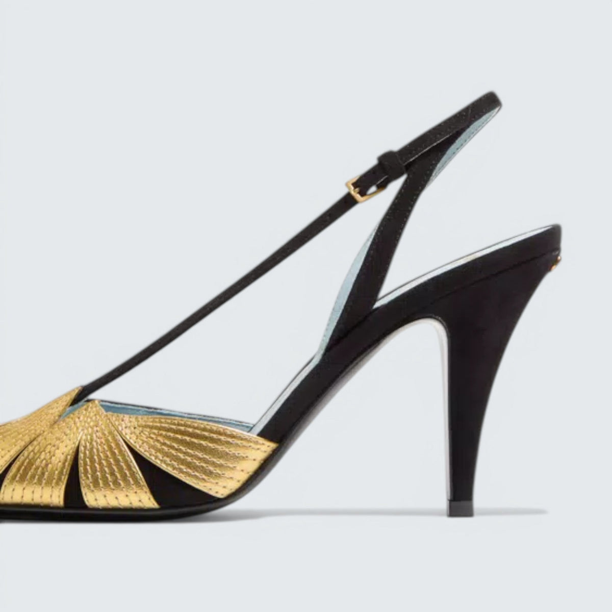 Valentino Foliefoliage Suede Slingback Pump 90Mm