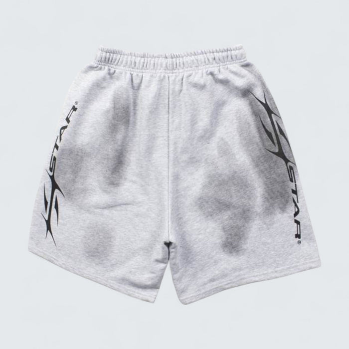 Hellstar Om Symbol Mesh Shorts