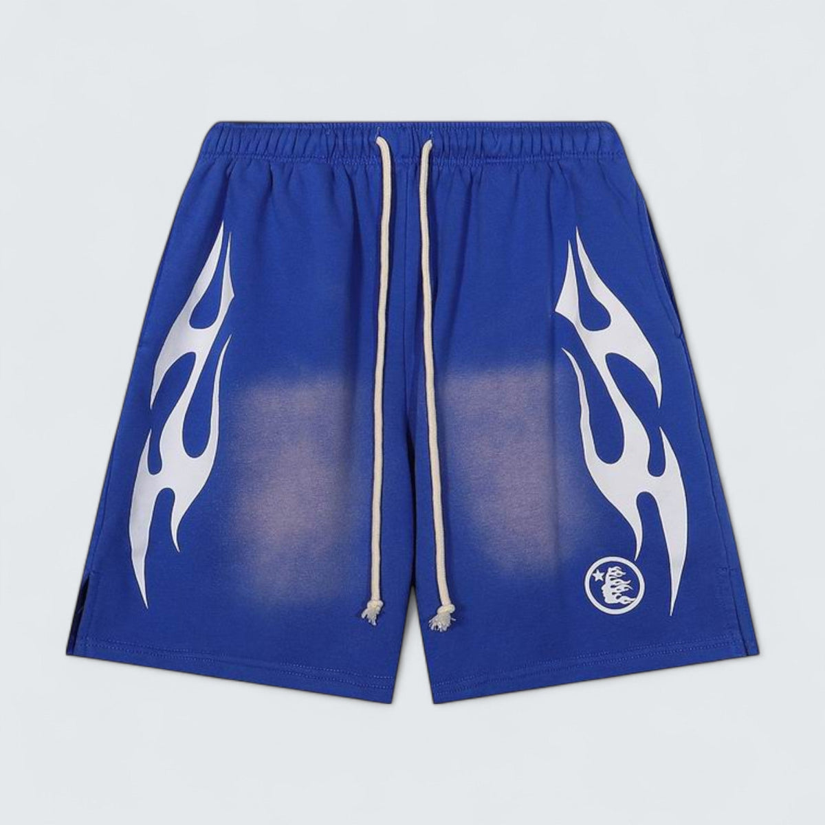 Hellstar Classic Flame Panel Shorts