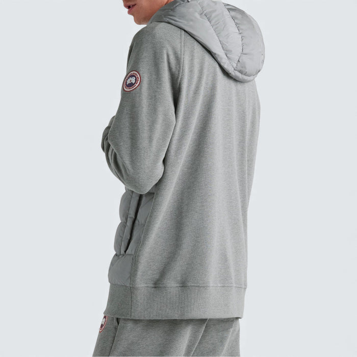 Canada Goose HyBridge Huron Quilted Shell and Cotton Jersey Down Jacket