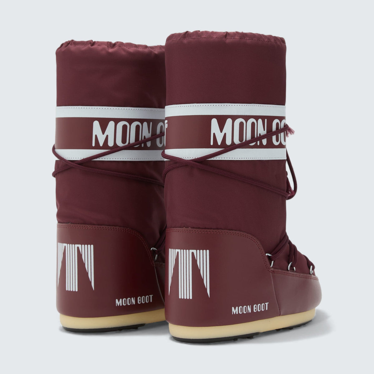 Moon Boot Icon Nylon Boots 'Burgundy'