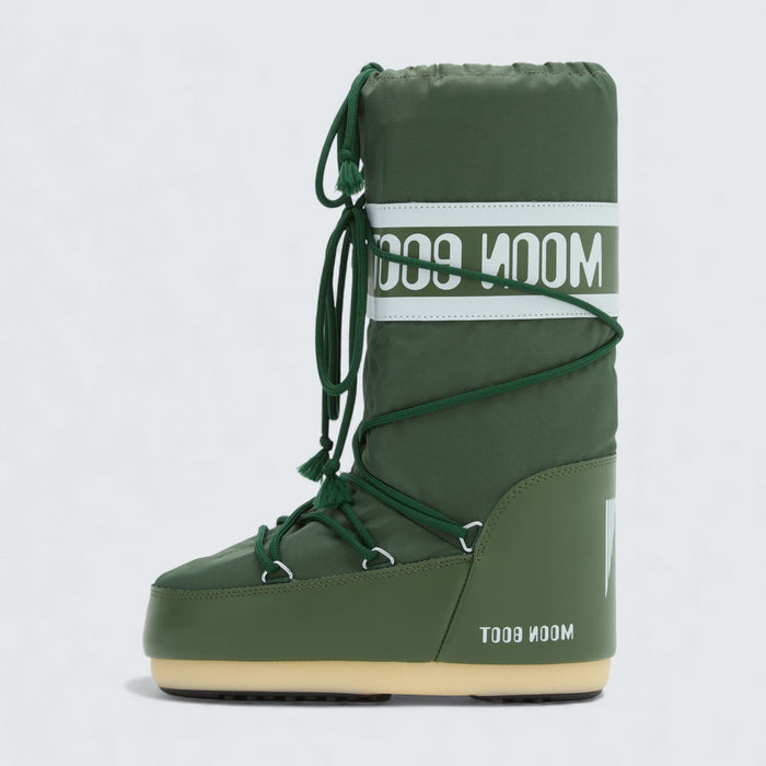 Moon Boot Icon Nylon Boots 'Green'