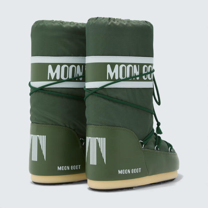 Moon Boot Icon Nylon Boots 'Green'