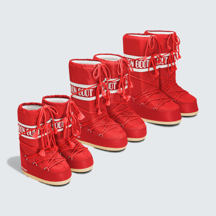 Moon Boot Icon Nylon Boot 'Red'