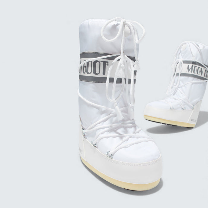 Moon Boot Icon Nylon Boots 'White'