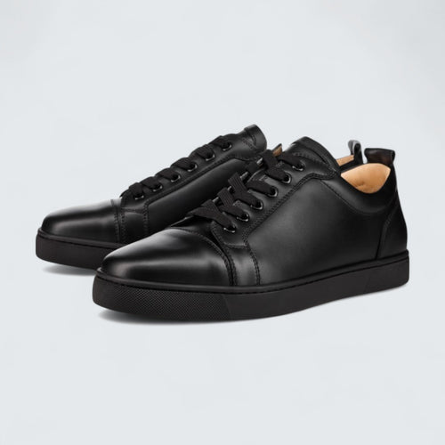 Christian Louboutin Louis Junior Calf Leather Black Sneaker