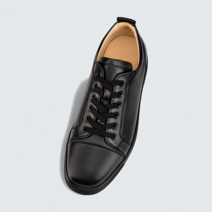 Christian Louboutin Louis Junior Calf Leather Black Sneaker