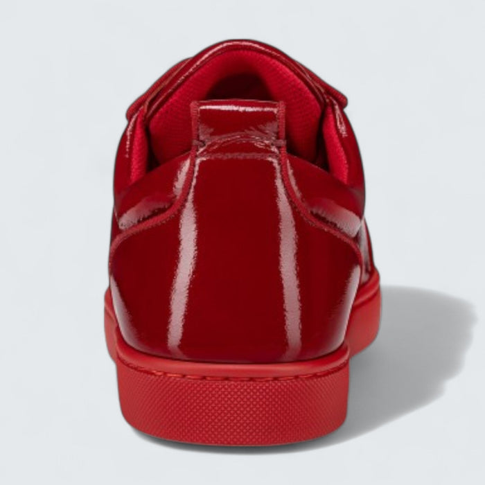 Christian Louboutin Louis Junior P Pik Pik Strass Vog Patent Leather and Spikes Loubi