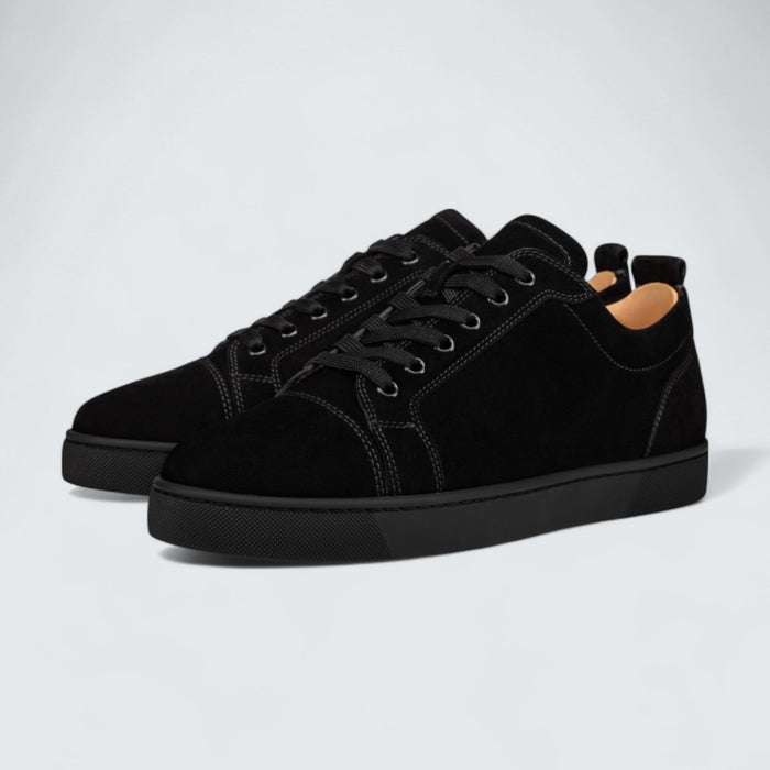 Christian Louboutin Louis Junior Veau Velours Black Sneaker