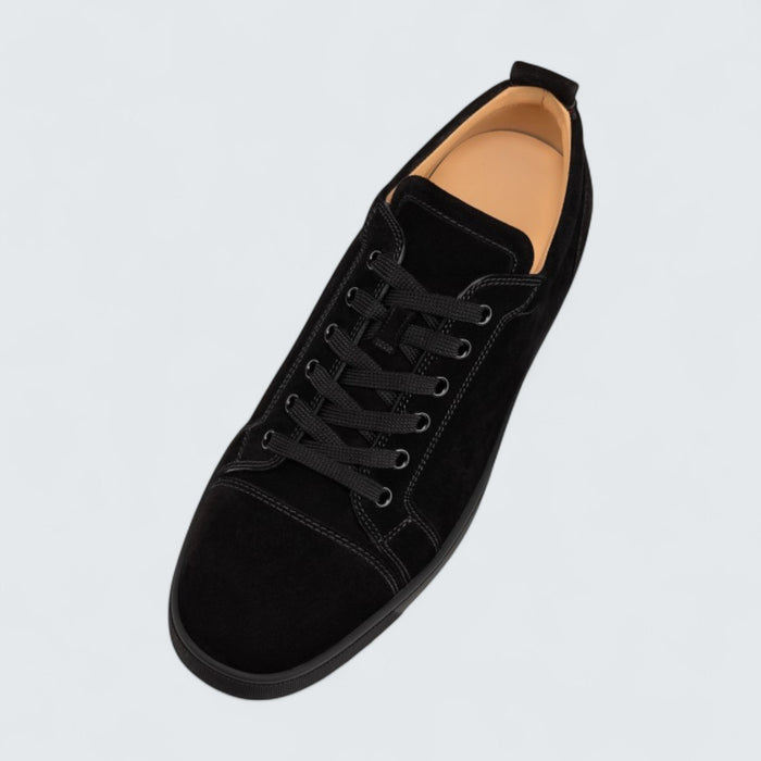 Christian Louboutin Louis Junior Veau Velours Black Sneaker