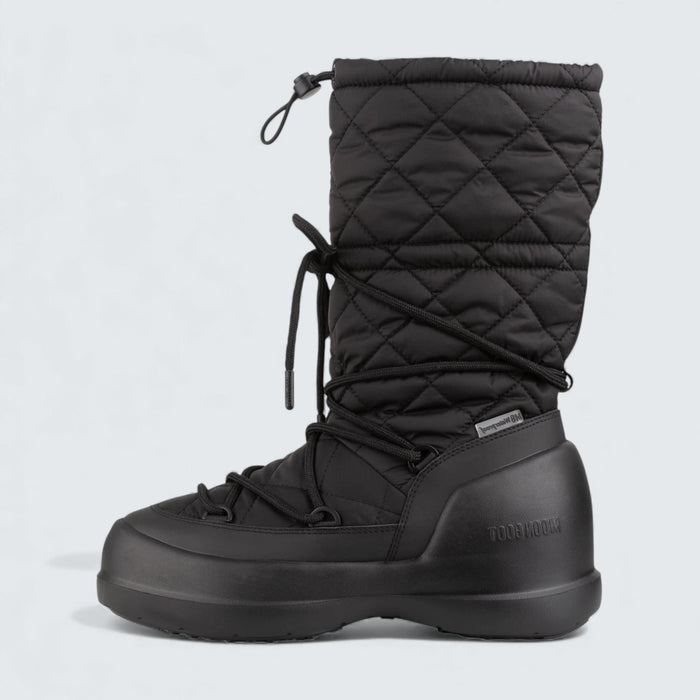 Moon Boot Mezzaluna Quilted High Boots 'Black'
