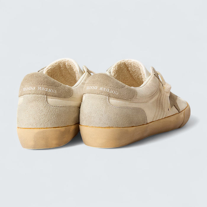 Golden Goose Super-Star 'Nylon, Dove-Grey Star & Ice Suede'