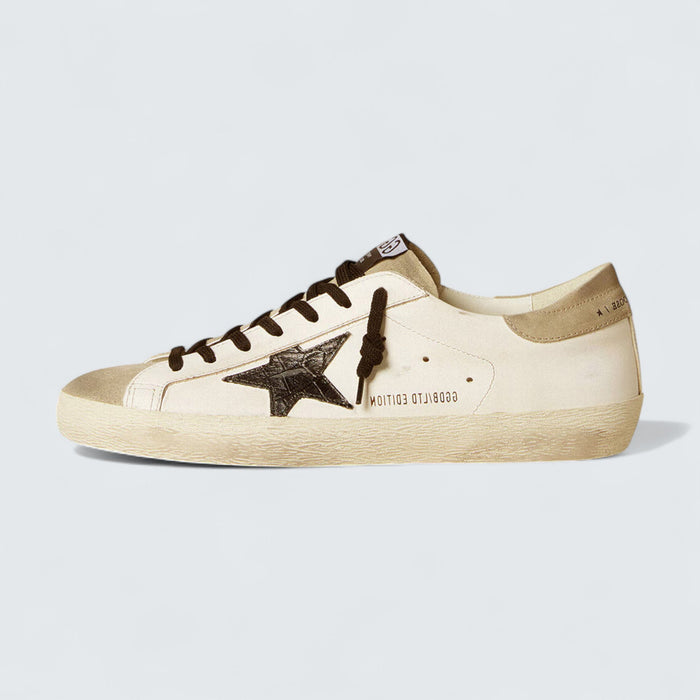 Golden Goose Super-Star 'Black Croc Star & Suede Inserts'