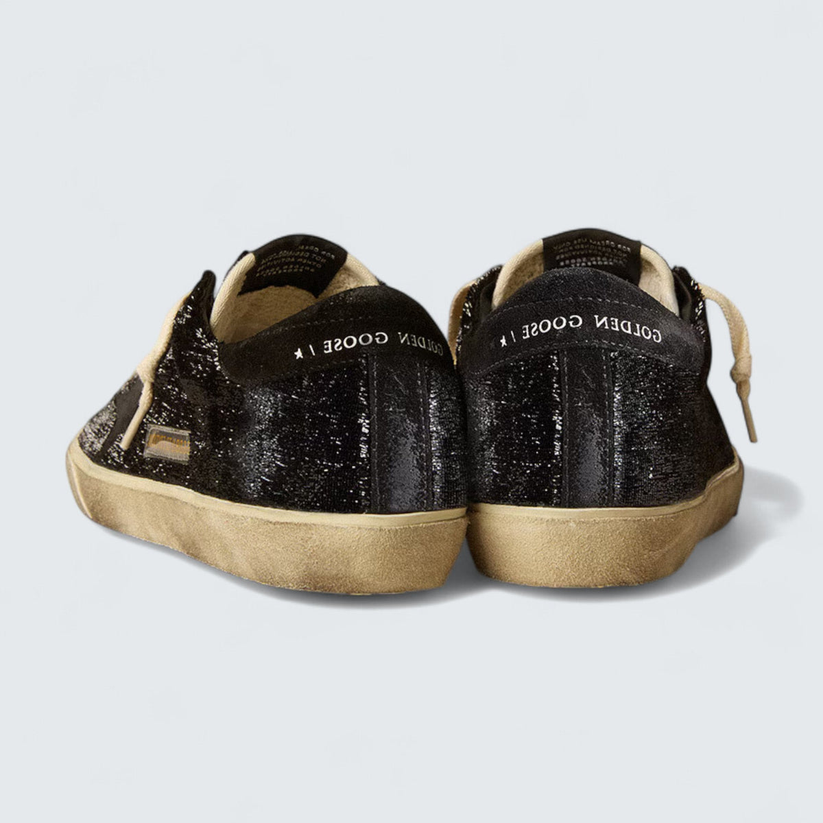 Golden Goose Super-Star 'Black Velvet & Suede Star'