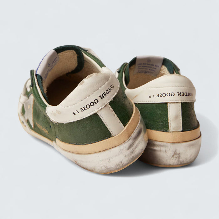 Golden Goose Super-Star 'Green Leather & Multifoxting'
