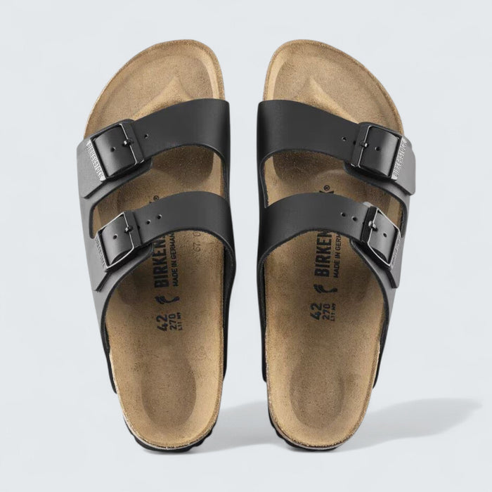 Birkenstock Arizona 'Black Natural Leather'