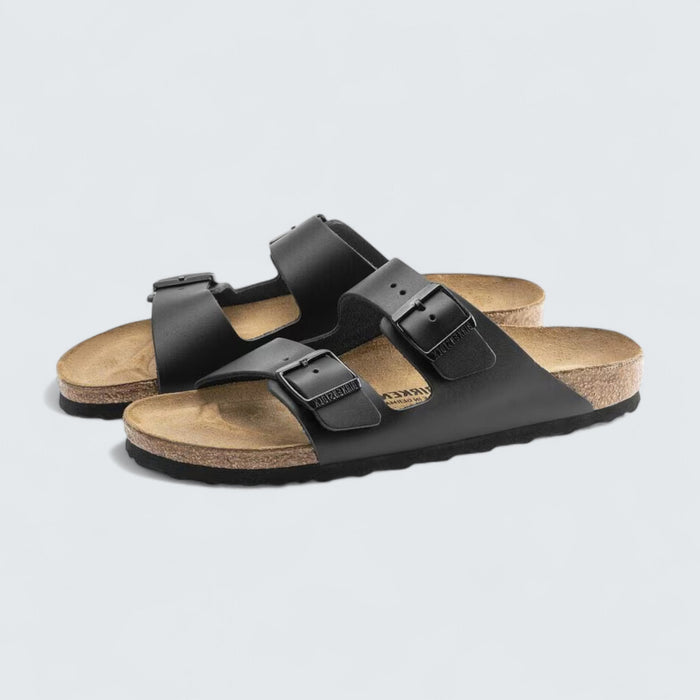 Birkenstock Arizona 'Black Natural Leather'