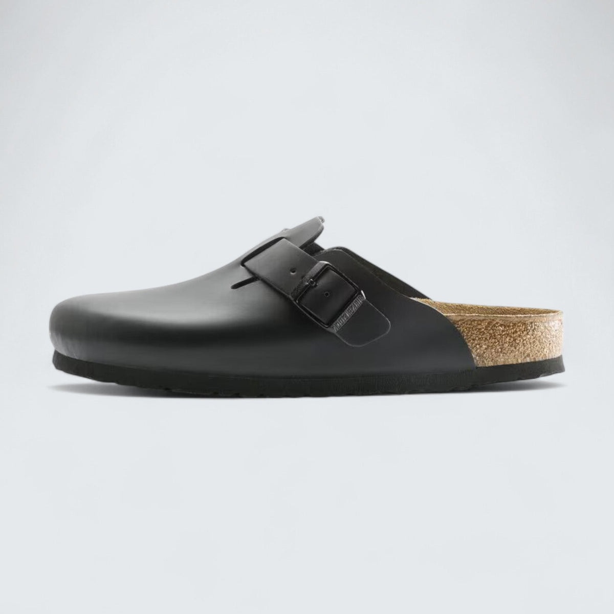 Birkenstock Boston 'Black Natural Leather'