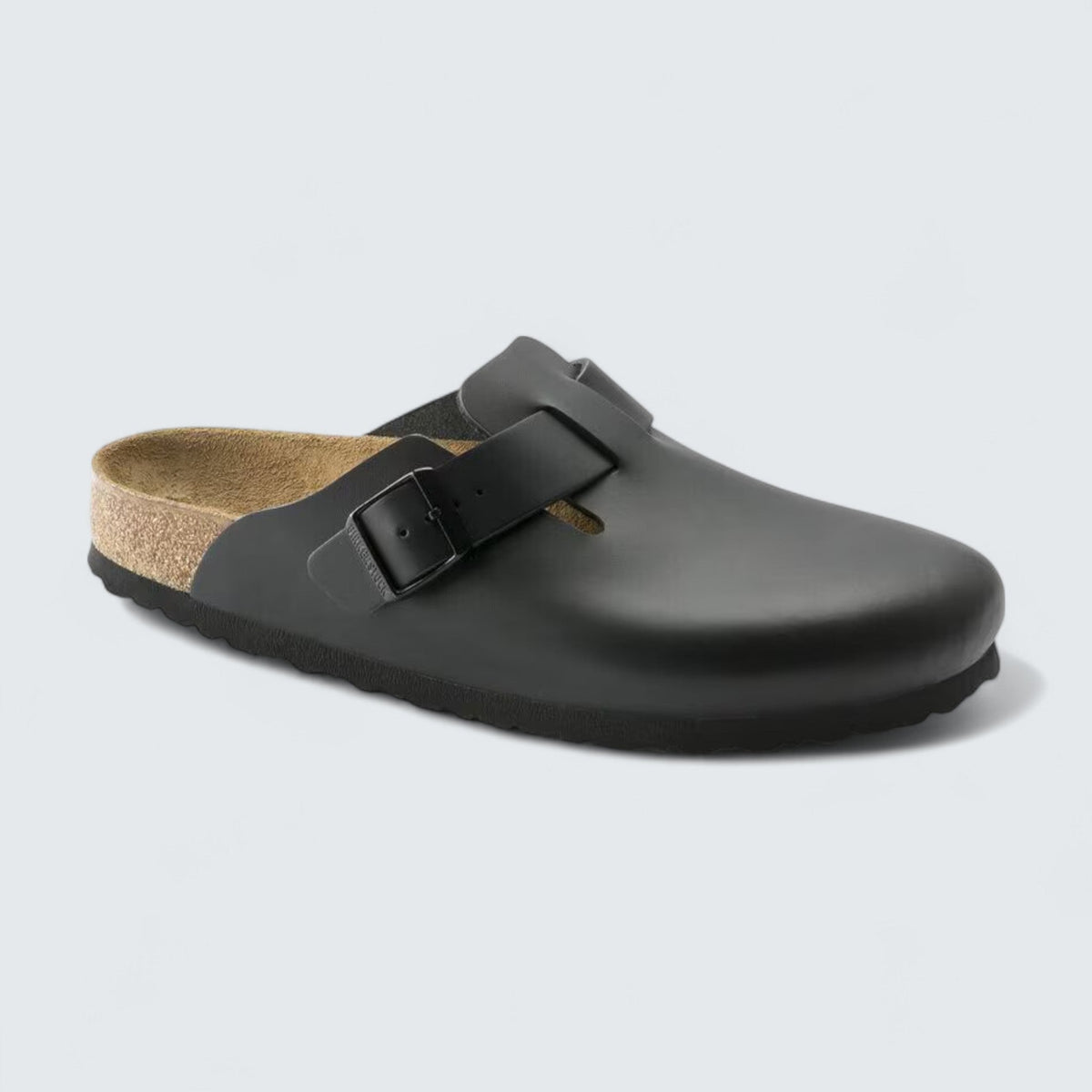 Birkenstock Boston 'Black Natural Leather'