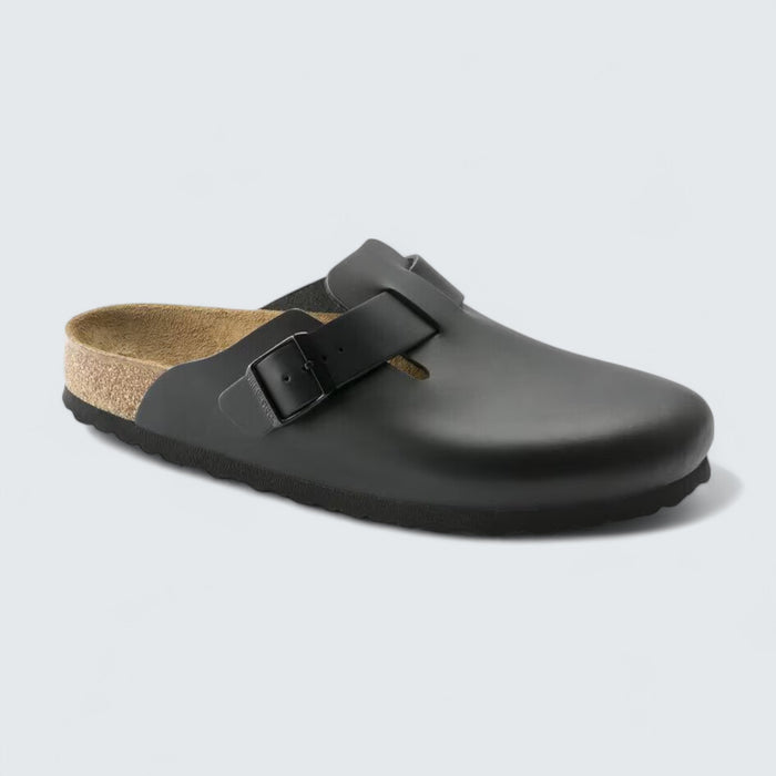 Birkenstock Boston 'Black Natural Leather'
