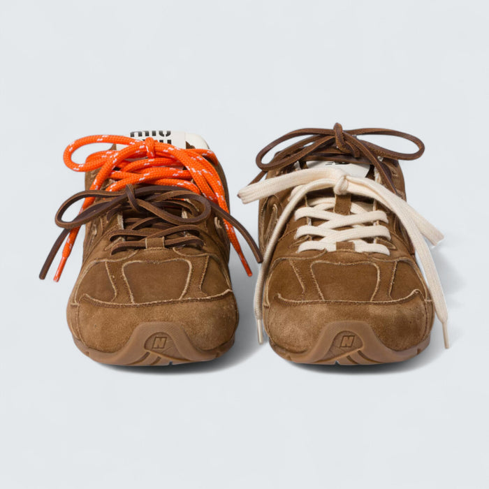 Miu Miu x New Balance 530 SL Suede Sneakers 'Cinnamon'