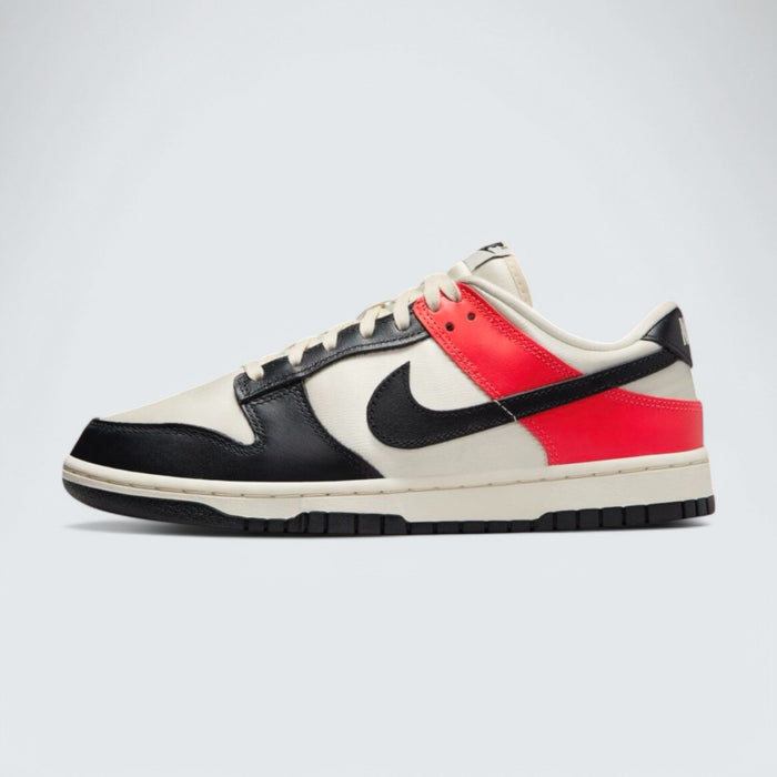 Nike Dunk Low 'Black Toe Bright Crimson'
