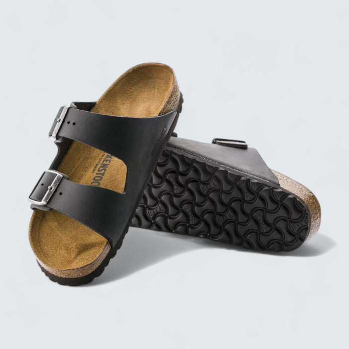 Birkenstock Arizona 'Black Oiled Leather'