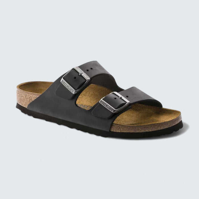 Birkenstock Arizona 'Black Oiled Leather'