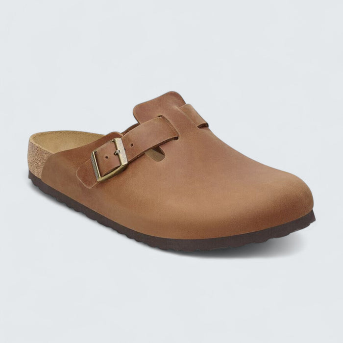 Birkenstock Boston 'Cognac Oiled Leather'