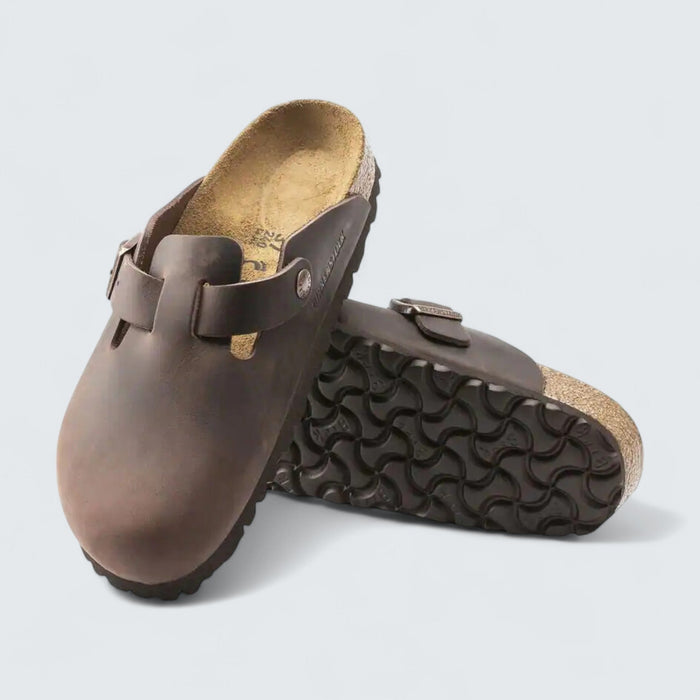 Birkenstock Boston 'Habana Oiled Leather'