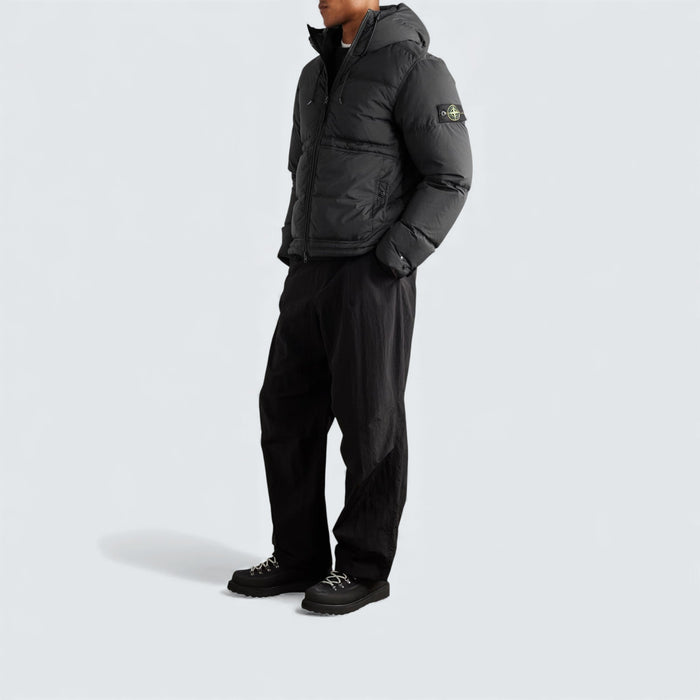 Stone Island Quilted CORDURA® Ripstop Hooded Down Jacket