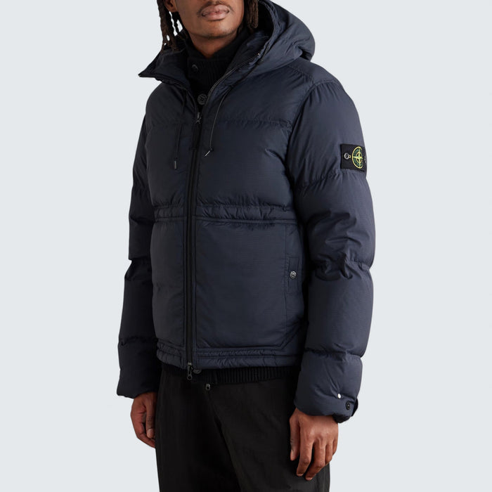 Stone Island Quilted CORDURA® Ripstop Hooded Down Jacket