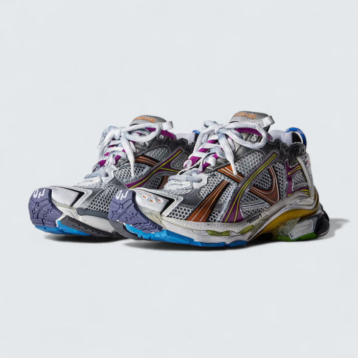Balenciaga Runner Sneaker in Multicolor Mesh and Nylon