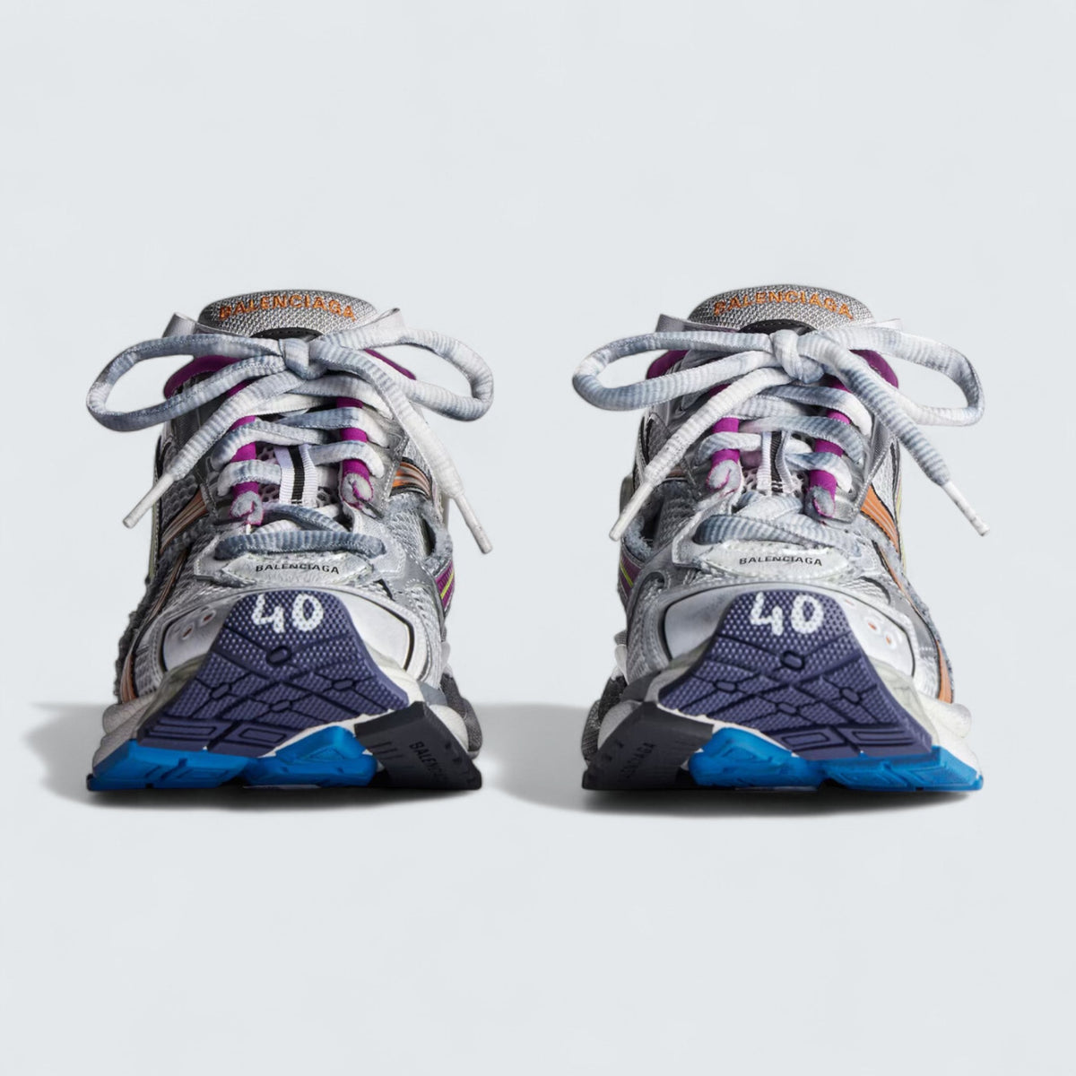 Balenciaga Runner Sneaker in Multicolor Mesh and Nylon