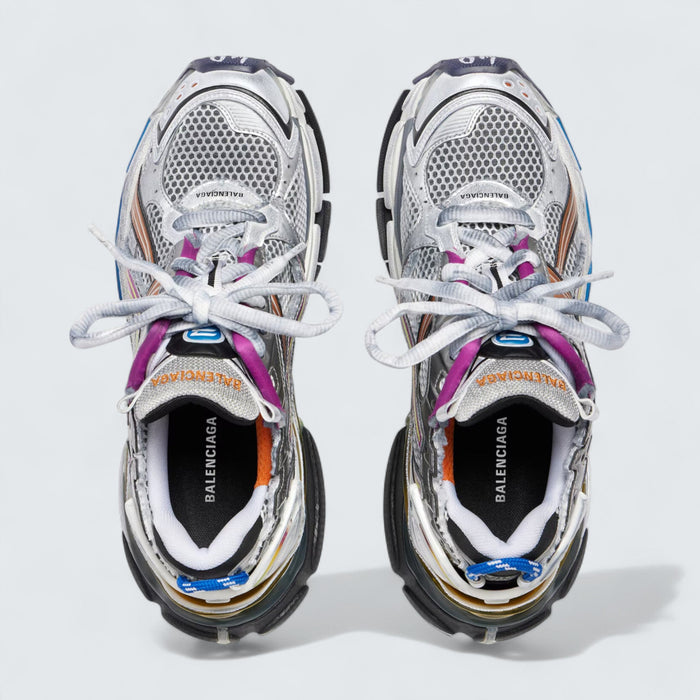 Balenciaga Runner Sneaker in Multicolor Mesh and Nylon