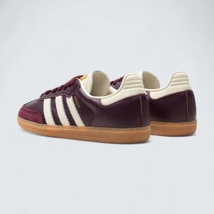 Adidas Samba OG 'Maroon Gold Metallic'