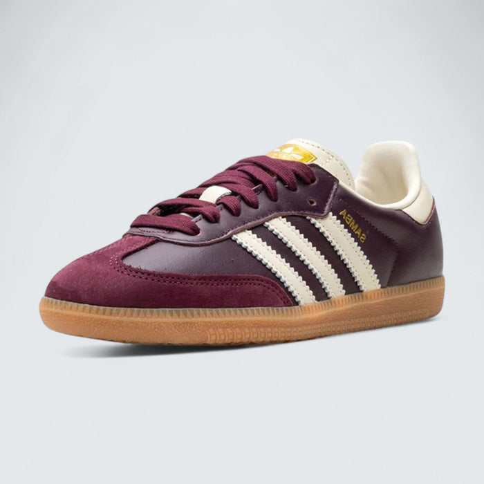 Adidas Samba OG 'Maroon Gold Metallic'