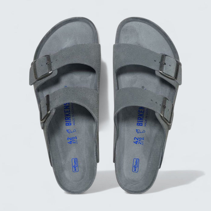 Birkenstock Arizona 'Basalt Gray Suede'