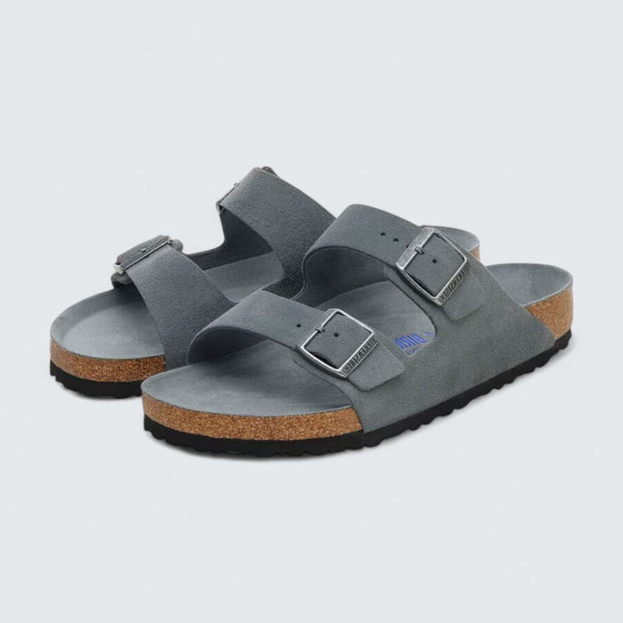 Birkenstock Arizona 'Basalt Gray Suede'