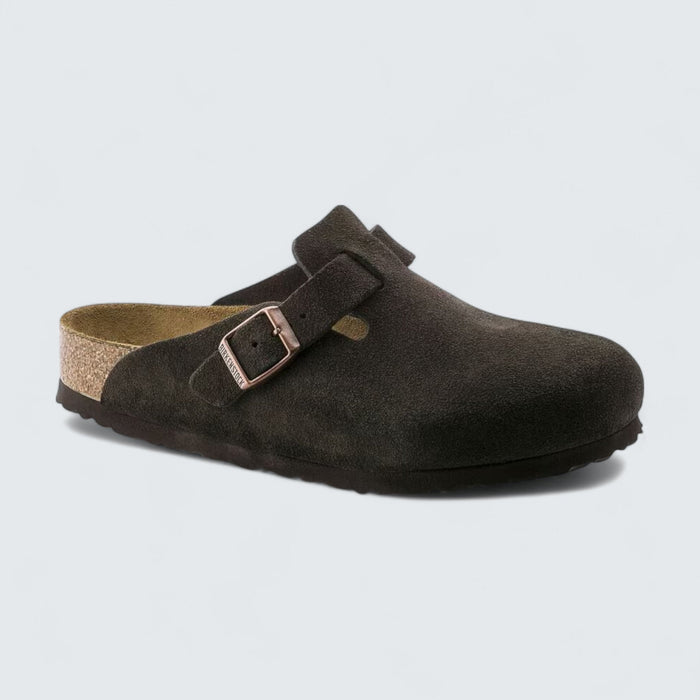 Birkenstock Boston 'Mocha Suede'