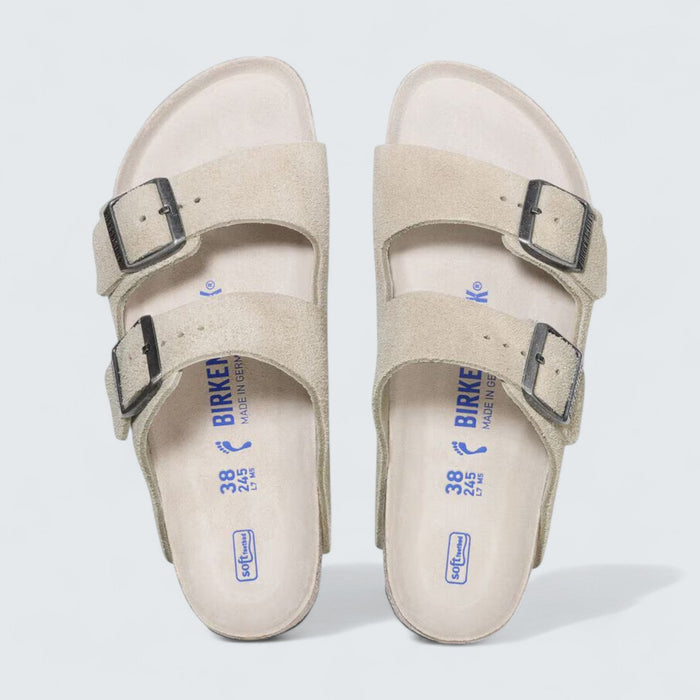 Birkenstock Arizona 'Oyster Suede'