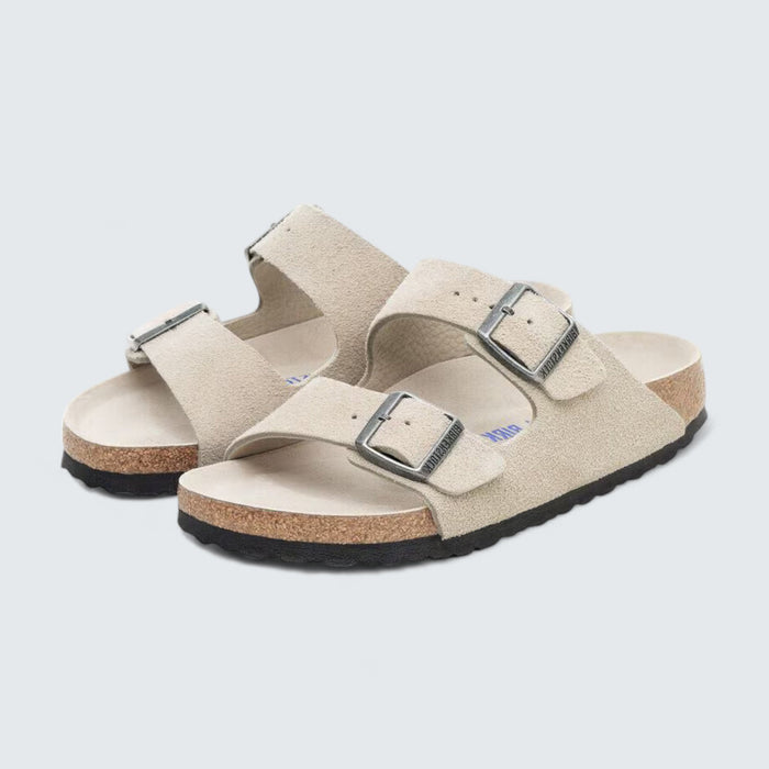 Birkenstock Arizona 'Oyster Suede'
