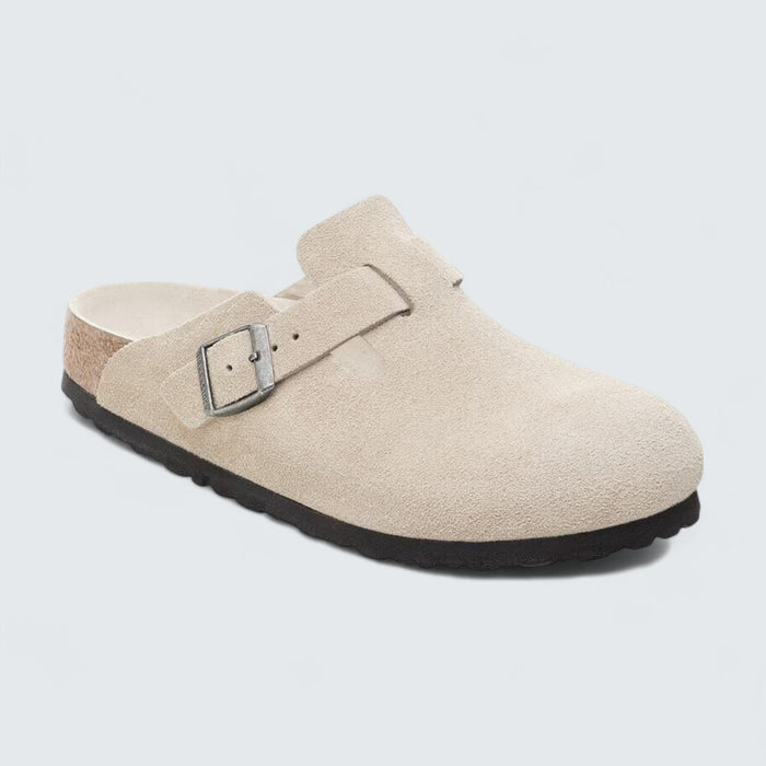 Birkenstock Boston 'Oyster Suede'