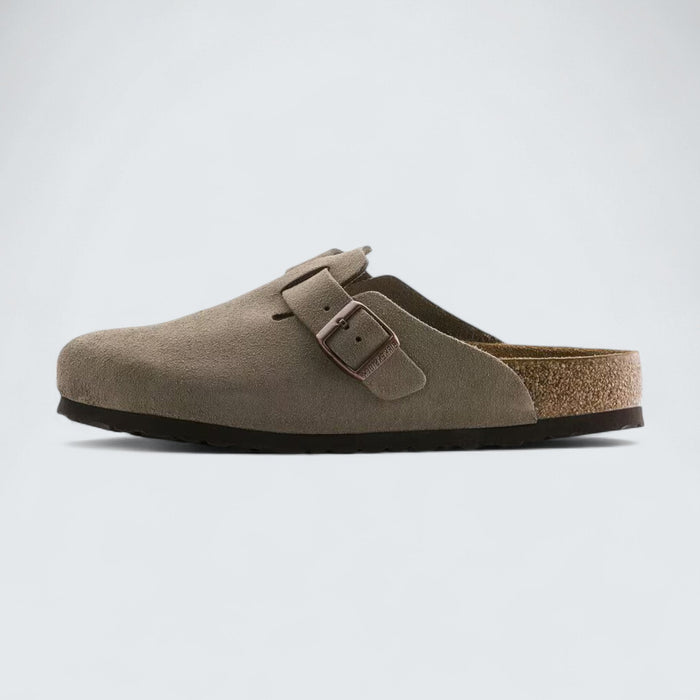 Birkenstock Boston 'Taupe Suede'