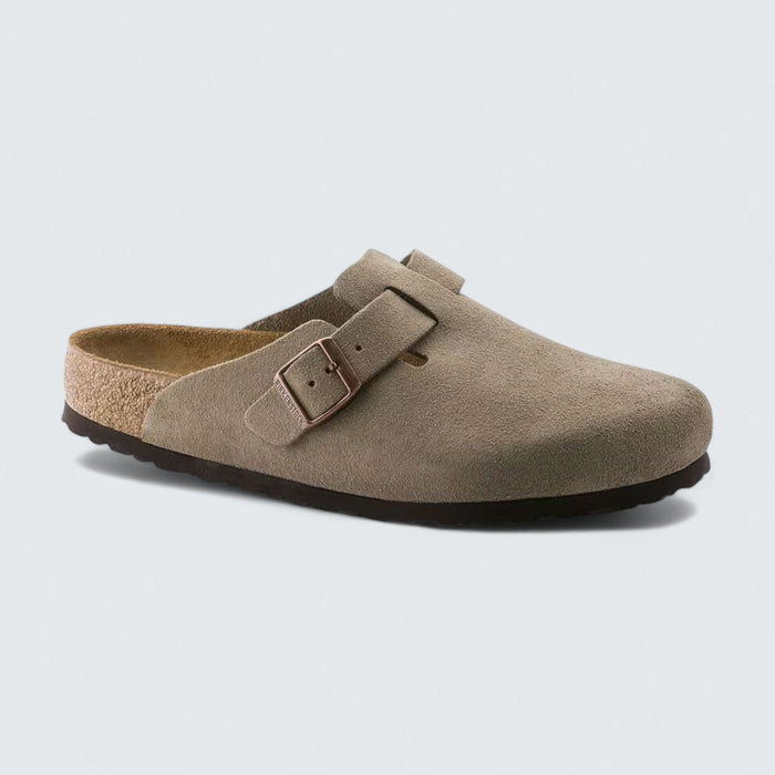 Birkenstock Boston 'Taupe Suede'