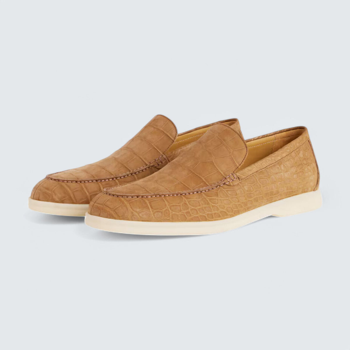 Loro Piana Summer Walk Loafer 'Light Cuir Alligator'